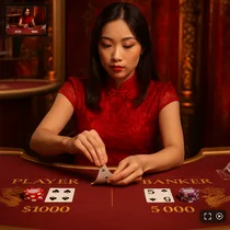 Wazamba - Jeu de table Baccara en direct - Casino classique